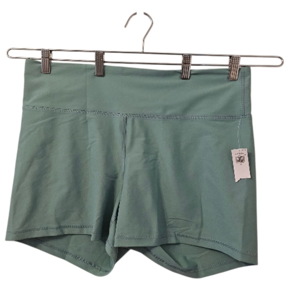 Teal Old Navy Women's High Waist PowerSoft Biker Shorts